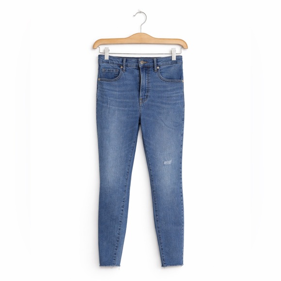 Everlane Denim - Everlane The High‑Rise Skinny Jean | Medium Wash Stretch Denim | Sz 27